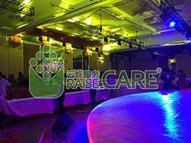 百度世界2014大會(huì)會(huì)場(chǎng)無(wú)線(xiàn)覆蓋現(xiàn)場(chǎng)施工圖1