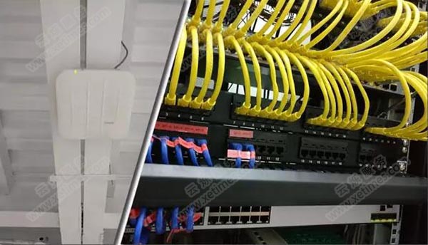 勵(lì)步英語網(wǎng)絡(luò)改造優(yōu)化施工現(xiàn)場(chǎng)圖1